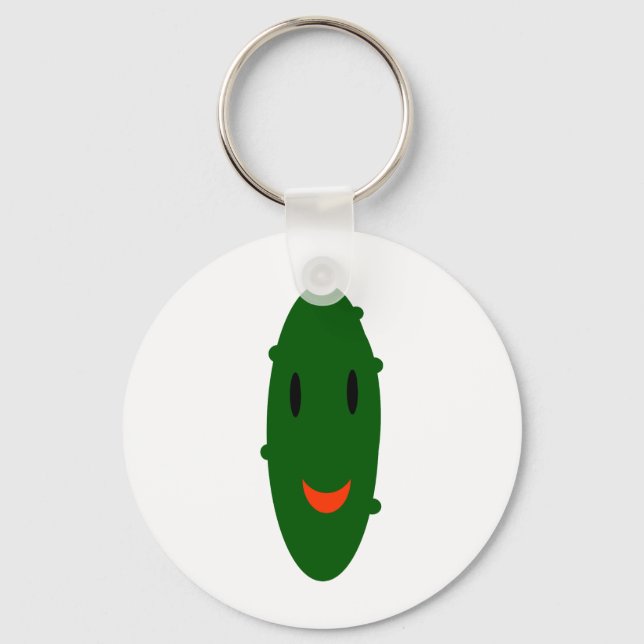 Snack Pickle Keychain (Front)