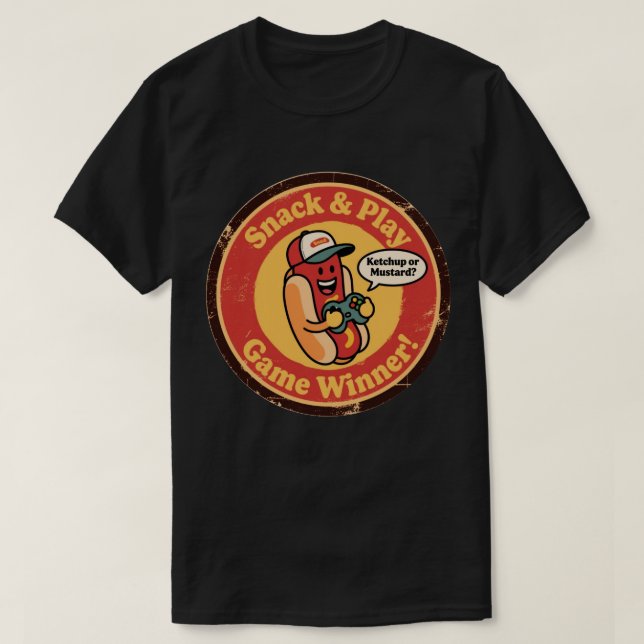 Snack & Play Game Winner  T-Shirt (Design Front)