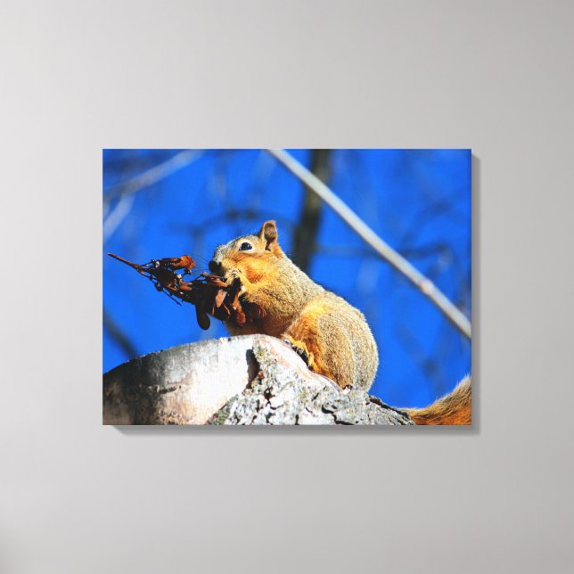 Snack time canvas print (Front)