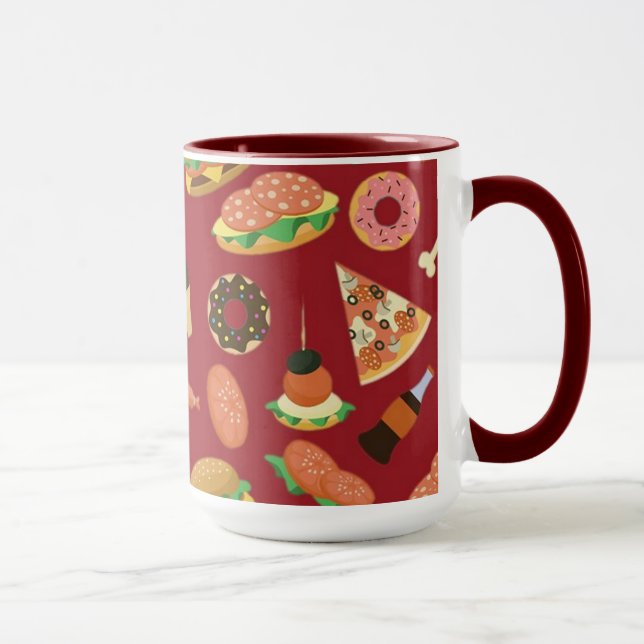 Snack Time Mug café rouge (Droite)