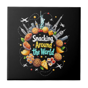 Snacking Around The World Fast Food Travel Travele Tile