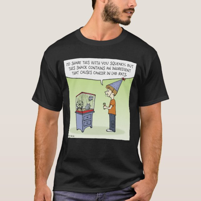 Snacking Kid Cartoon T-Shirt (Front)