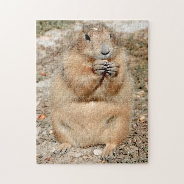 Snacking Prairie Dog Puzzle (Vertical)