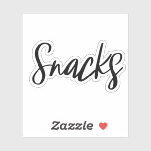 Snacks Storage Sticker