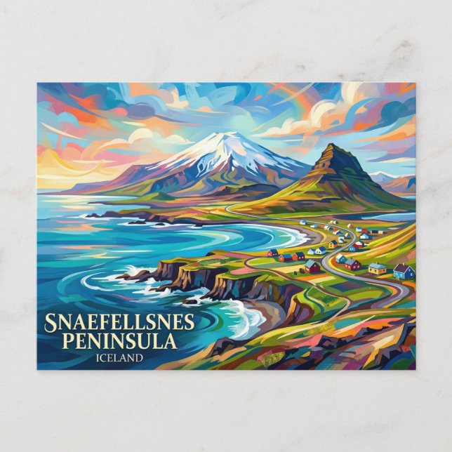 Snaefellsnes Peninsula Iceland Postcard (Front)