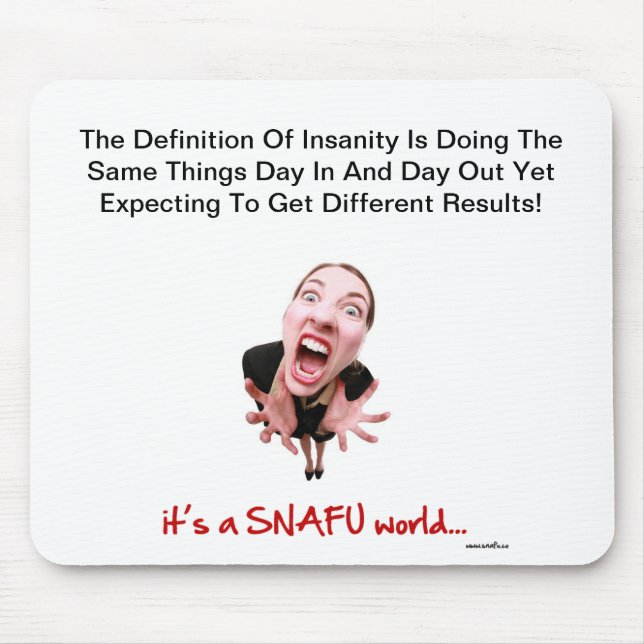 Snafu mouse mat (Front)