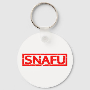Snafu Stamp Keychain