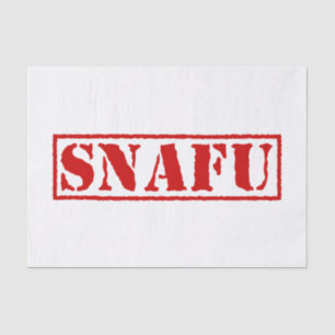 SNAFU TISSUE PAPER