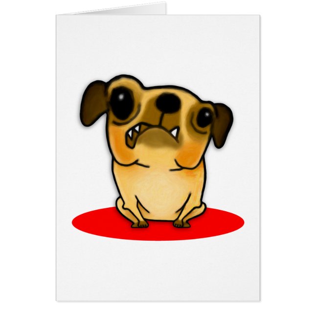 Snaggle Tooth Pug (Front)