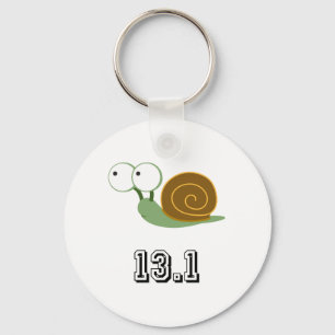 Snail 13.1 (half marathon) keychain