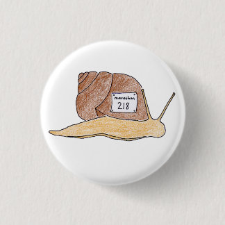 snail 1 inch round button