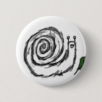 Snail 2 Inch Round Button