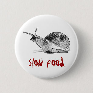 snail 2 inch round button