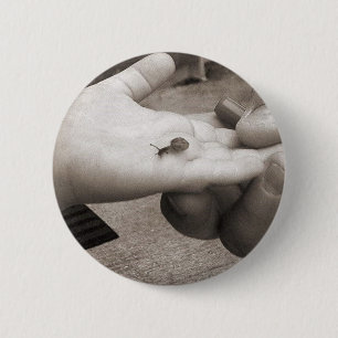 snail 2 inch round button