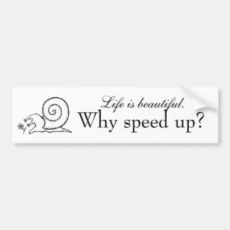 Snail (b-sticker) bumper sticker