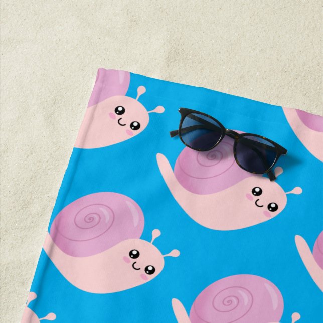 Snail Beach Towel (In Situ)