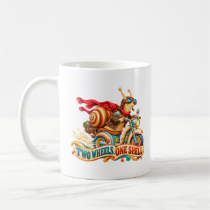 Snail Biker – Two Wheels One Shell Coffee Mug