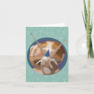 Snail Birthday Card