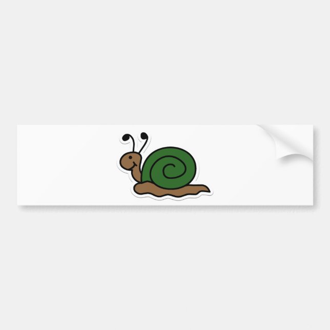 snail bumper sticker (Front)