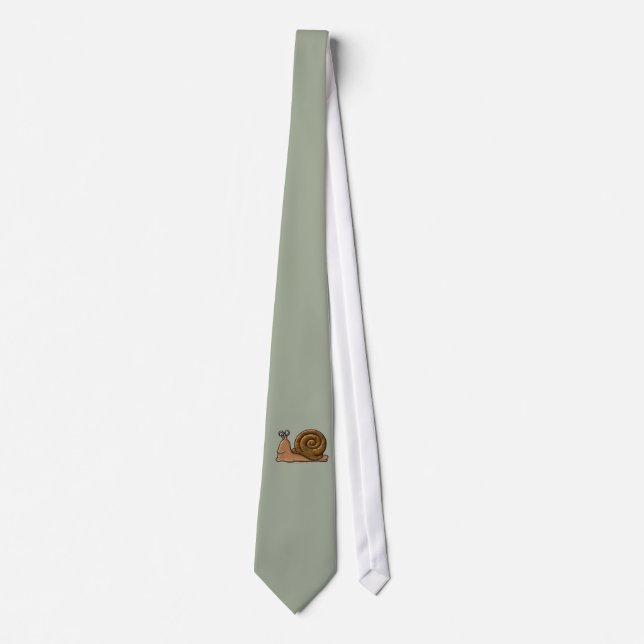 Snail Cartoon Tie (Front)