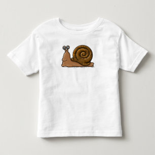 Snail Cartoon Toddler T-shirt
