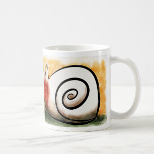 Snail cat coffee mug