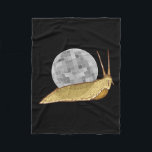 Snail Disco Ball Funny Crystal Shell Animal Lover  Fleece Blanket<br><div class="desc">Snail Disco Ball Funny Crystal Shell Animal Lover Gift</div>