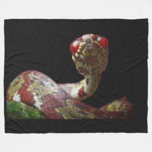 SNAIL EATING SNAKE FLEECE BLANKET
