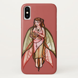 Snail Fairy Cute nature lovers fairies artwork     Case-Mate iPhone Case