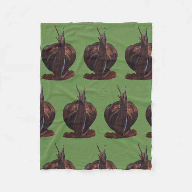 Snail Fleece Blanket (Front)