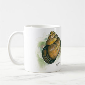 Snail Home Front and Back Watercolor Coffee Mug