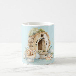 Snail Home Sweet Home River Meadow Rocks Coffee Mug