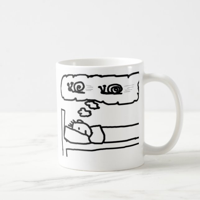 snail in your dreams coffee mug (Right)
