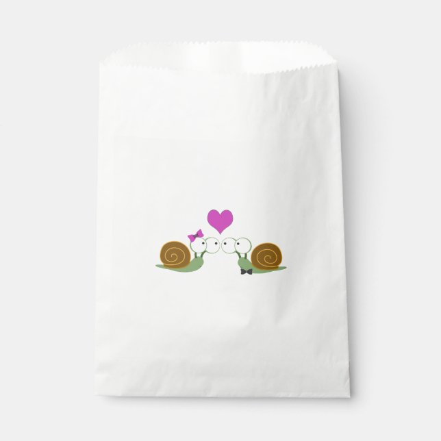 Snail Love Favour Bag (Front)