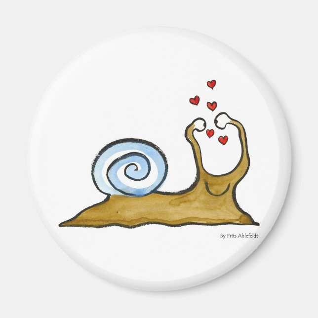 snail love magnet (Front)
