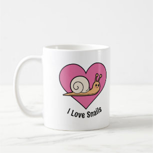snail lover bright colourful snails cute coffee mug