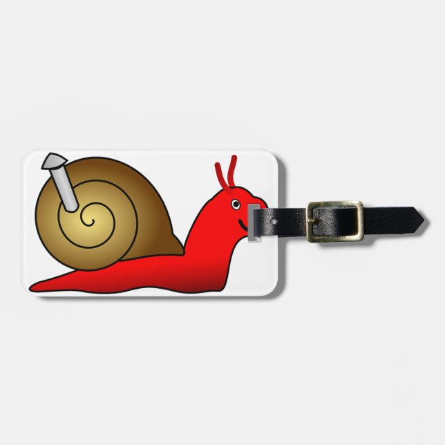 Snail Luggage Tags (Front Horizontal)