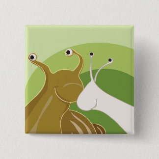 Snail Mail 2 Inch Square Button