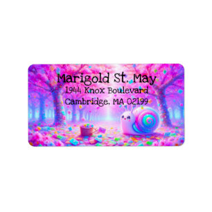 Snail Mail Colourful Address Labels