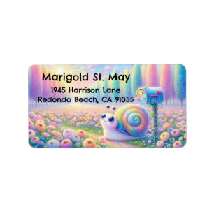 Snail Mail Colourful Address Labels