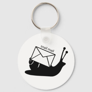Snail mail keychain