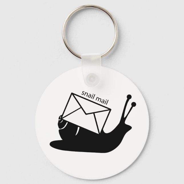 Snail mail keychain (Front)