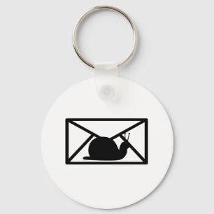 snail mail keychain