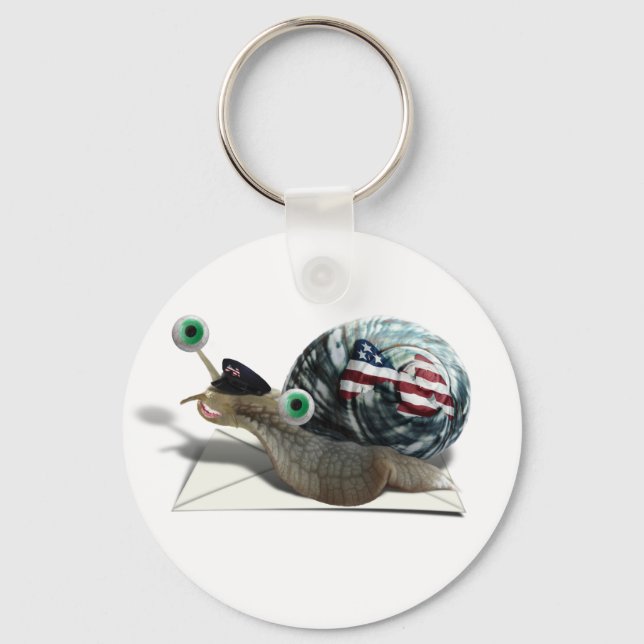 Snail Mail Keychain (Front)