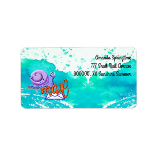 snail mail label