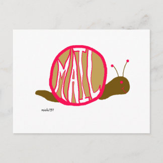 Snail Mail postcard