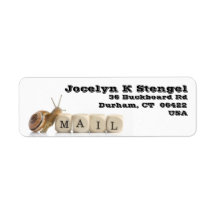 Snail Mail Return Address Labels