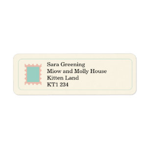 Snail Mail Social Club Return Address Labels