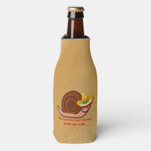 Snail Margarita por favour, hold the salt Bottle Cooler