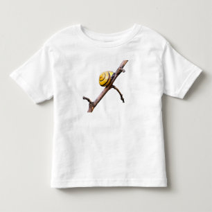 Snail on the branch toddler t-shirt